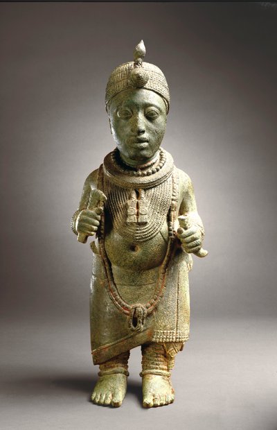 Figur eines Oni, Ife, um 14. Jh. von Yoruba Culture